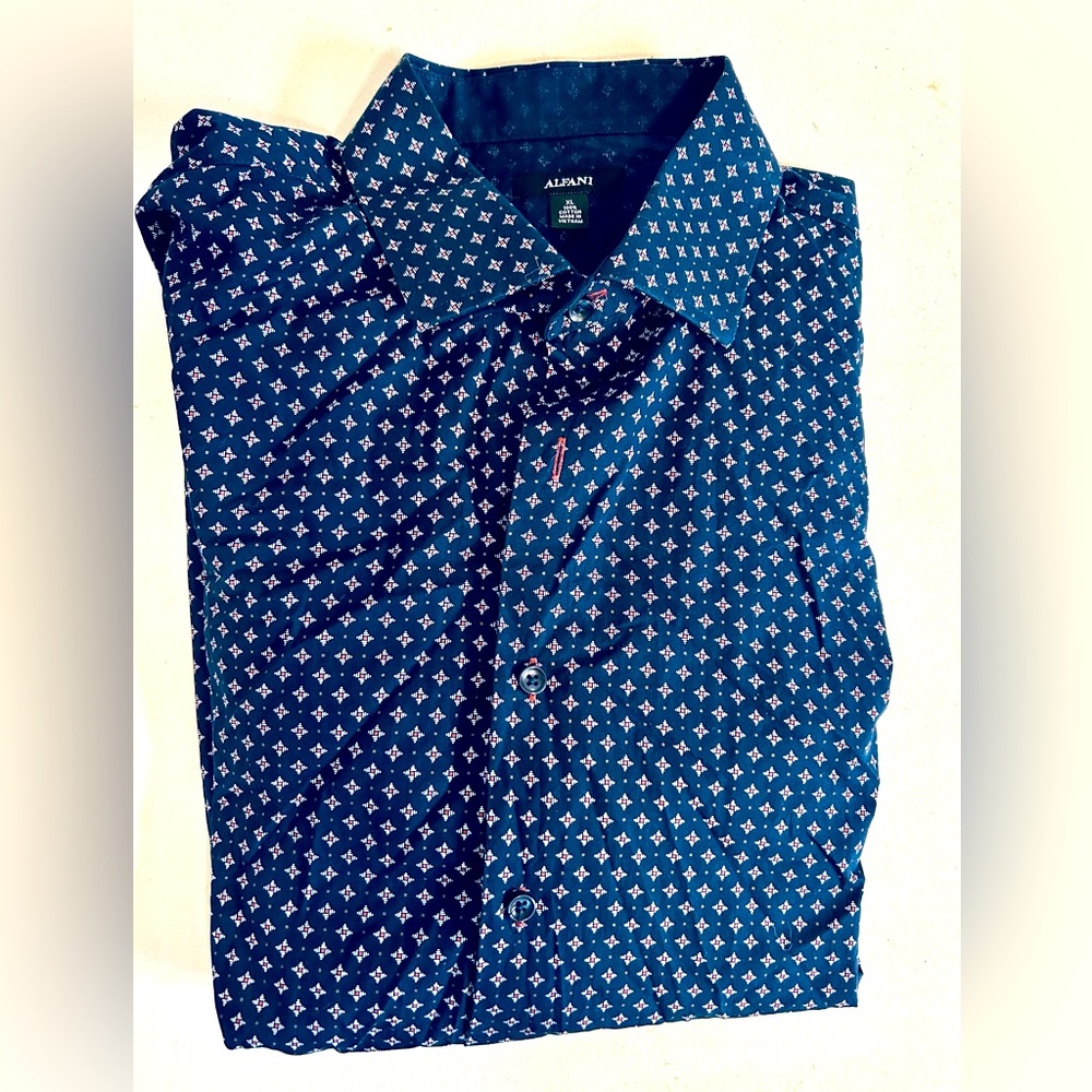 Men’s Alfani XL Long Sleeve Dress Shirt